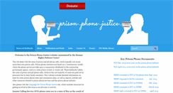 Desktop Screenshot of prisonphonejustice.org